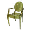 Ghost Green Chair with Arms