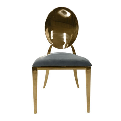 Icon Allure Chair Gold– cushion – gray silver