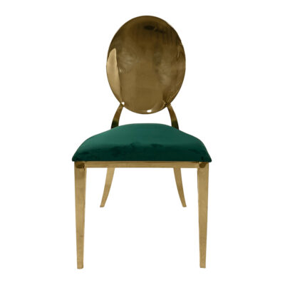 Icon Allure Chair Gold– cushion – green