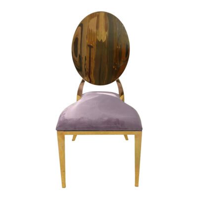 Icon Allure Chair Gold– cushion – purple