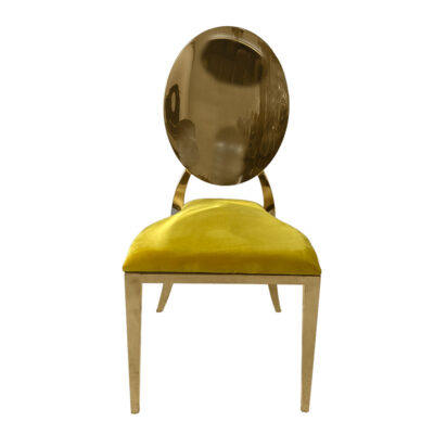 Icon Allure Chair Gold– cushion – yellow