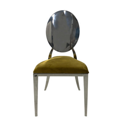 Icon Allure Chair Silver– cushion – gold