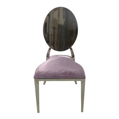 Icon Allure Chair Silver– cushion – purple