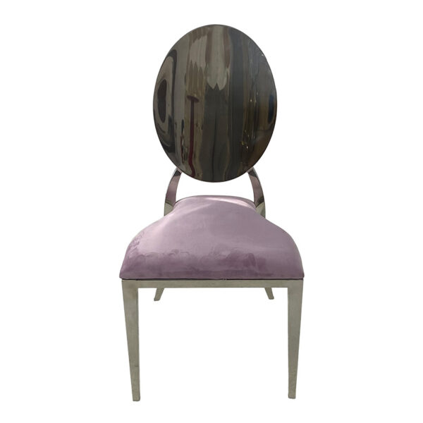 Icon Allure Chair Silver– cushion – purple