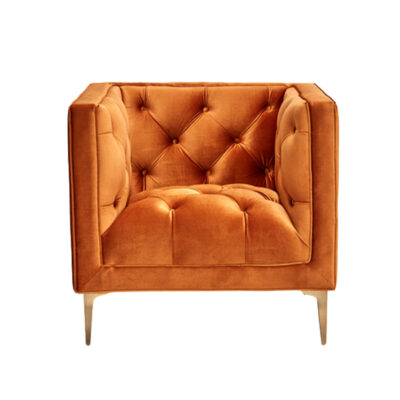 Lombardy Armchair – Terracota